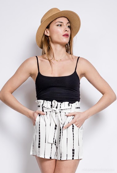 Wholesaler Zoe Mode (Elena Z) - Striped shorts
