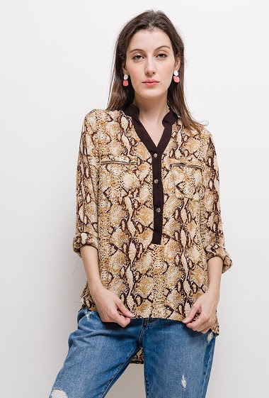 Wholesaler Zoe Mode (Elena Z) - Patternde tunic