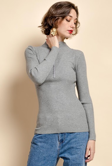 Wholesaler Zozo - Ribbed knit sweater
