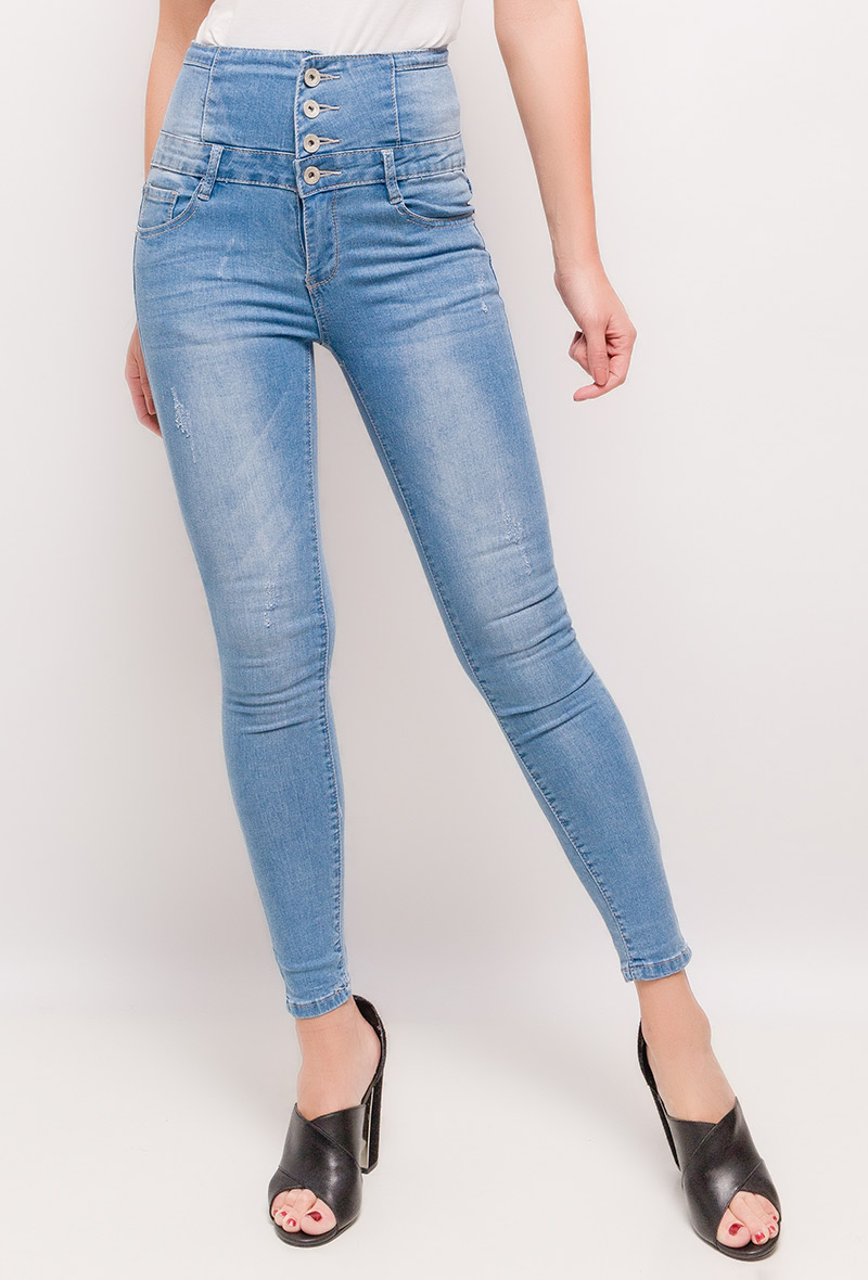 XS/S/M/L/XL Redseventy Women's High Waisted Slim Skinny Denim Jeans
