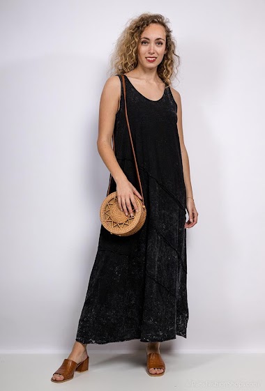 Long dress in cotton - For Her Paris