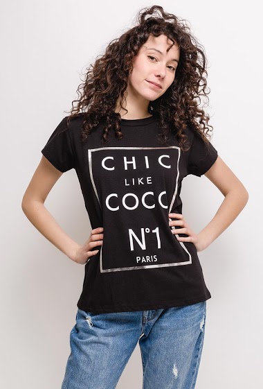 Download T-shirt CHIC like COCO null | PARIS FASHION SHOPS