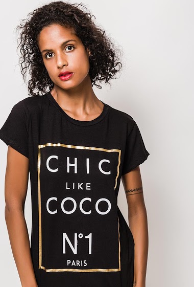 Download T-shirt CHIC like COCO null | PARIS FASHION SHOPS