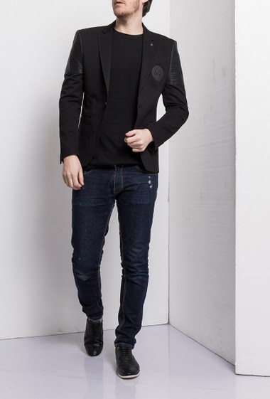 Bi-material jacket Uniplay | PARIS FASHION SHOPS