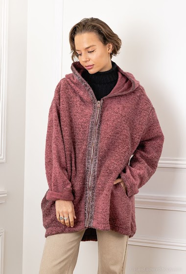 Plain coat oversize - For Her Paris