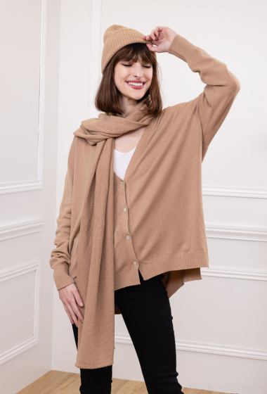 Oversized knit vest - For Her Paris