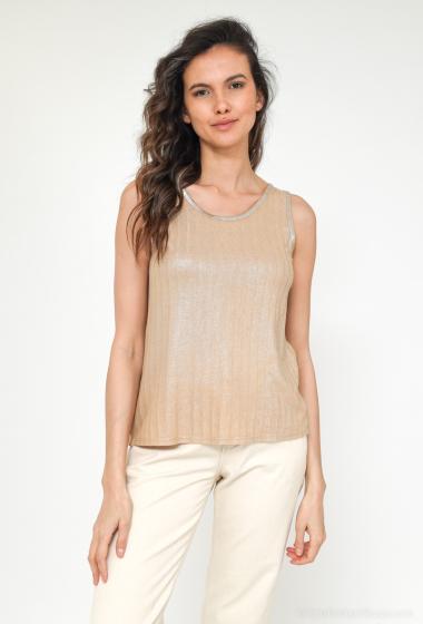 Oversized round neck top - For Her Paris