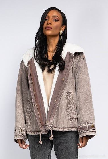 Hooded denim jacket Ciminy | PARIS FASHION SHOPS