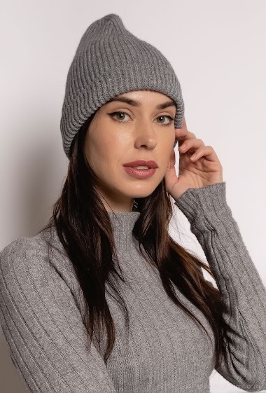 plain knit hat - For Her Paris