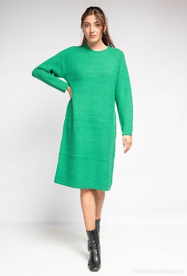 Long ribbed knit sweater dress Unigirl | PARIS FASHION SHOPS