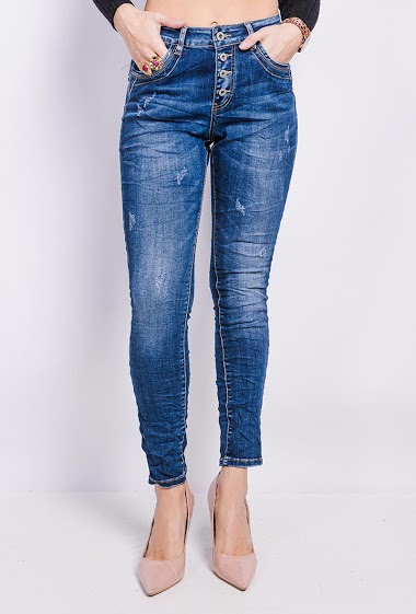 baggy 4 button jeans Jewelly | PARIS FASHION SHOPS
