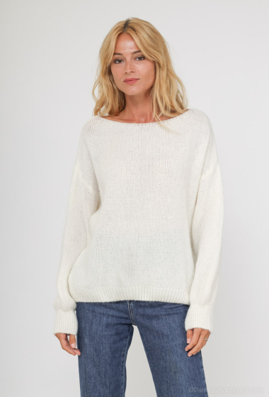 Oversize plain sweater - For Her Paris