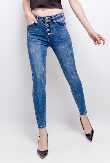 Buttoned skinny jeans Daysie | PARIS FASHION SHOPS