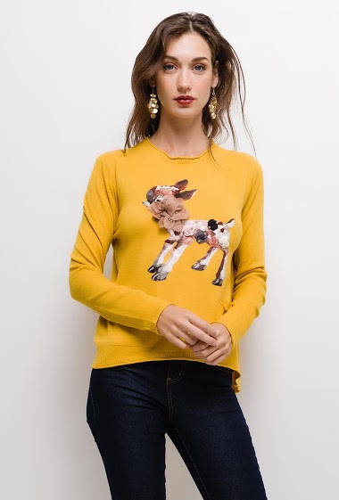 Sweater with bambi CMP55 | PARIS FASHION SHOPS