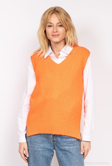 Plain oversized sweater - For Her Paris