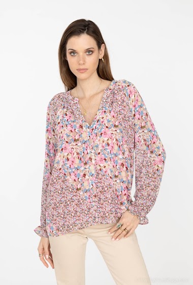 RIESEL Floral print blouse Indie + Moi | PARIS FASHION SHOPS
