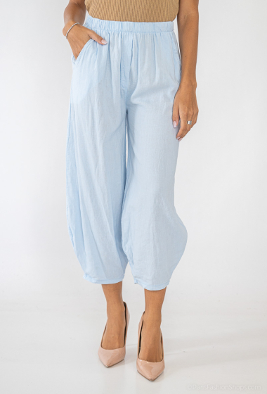Linen / Cotton Pants - For Her Paris