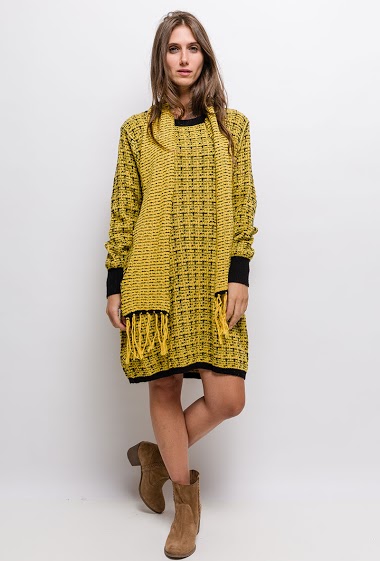 Printed knit dress - For Her Paris