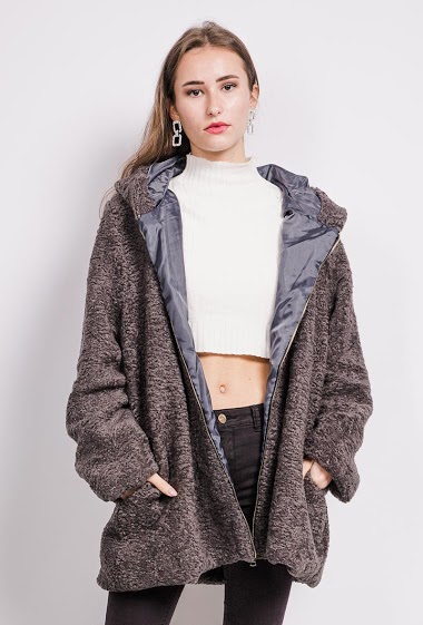 Manteau en peluche null | PARIS FASHION SHOPS